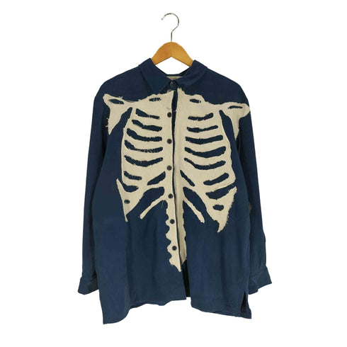 yutaka someya Human bone shirt メンズ  O